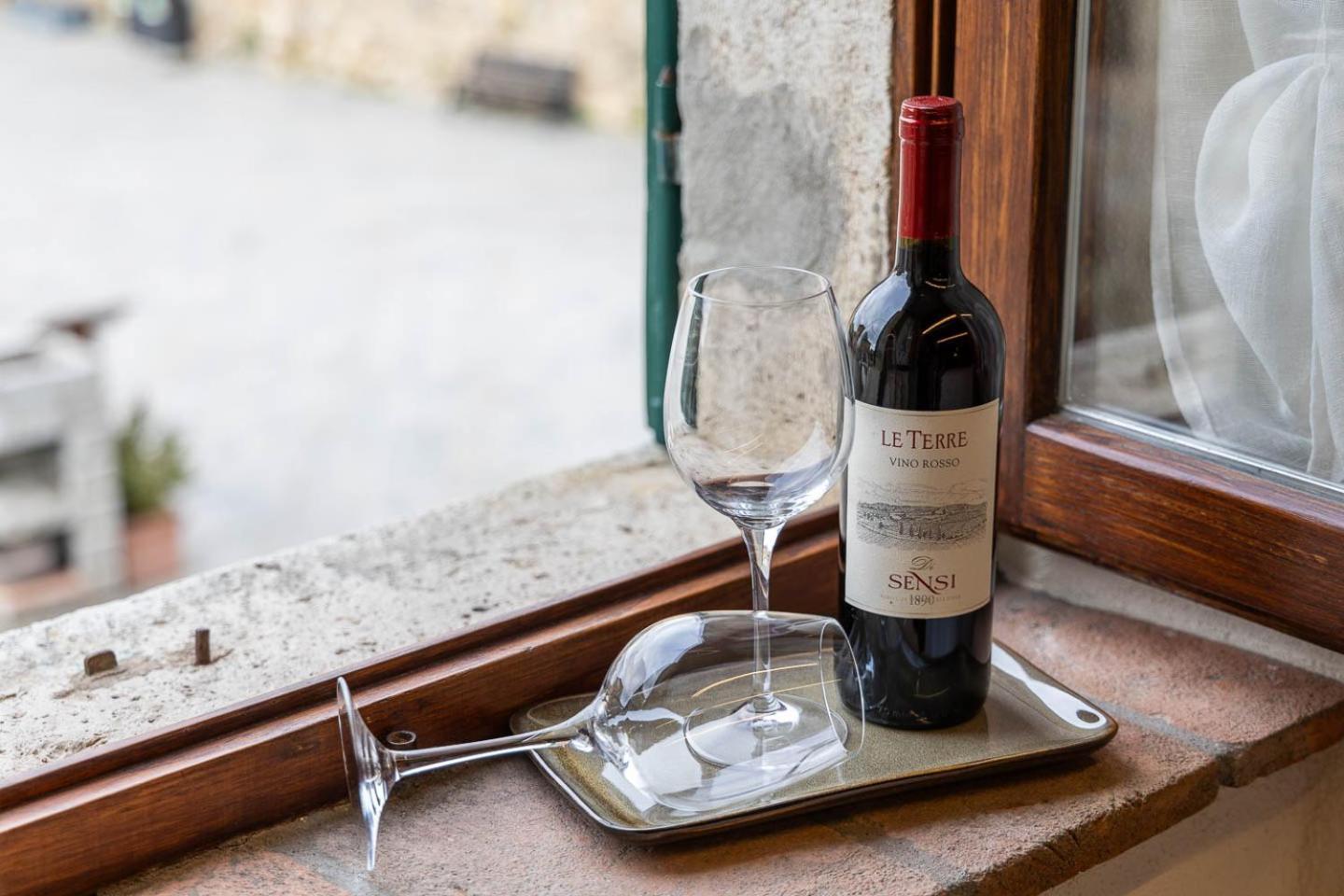 Sognare Nel Castello Hotel Monteriggioni Eksteriør billede